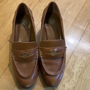 Vince Camuto Women's Tan Leather Loafers-worn once!